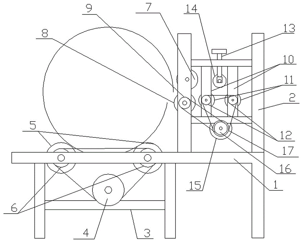 一种油桶压平机的制作方法