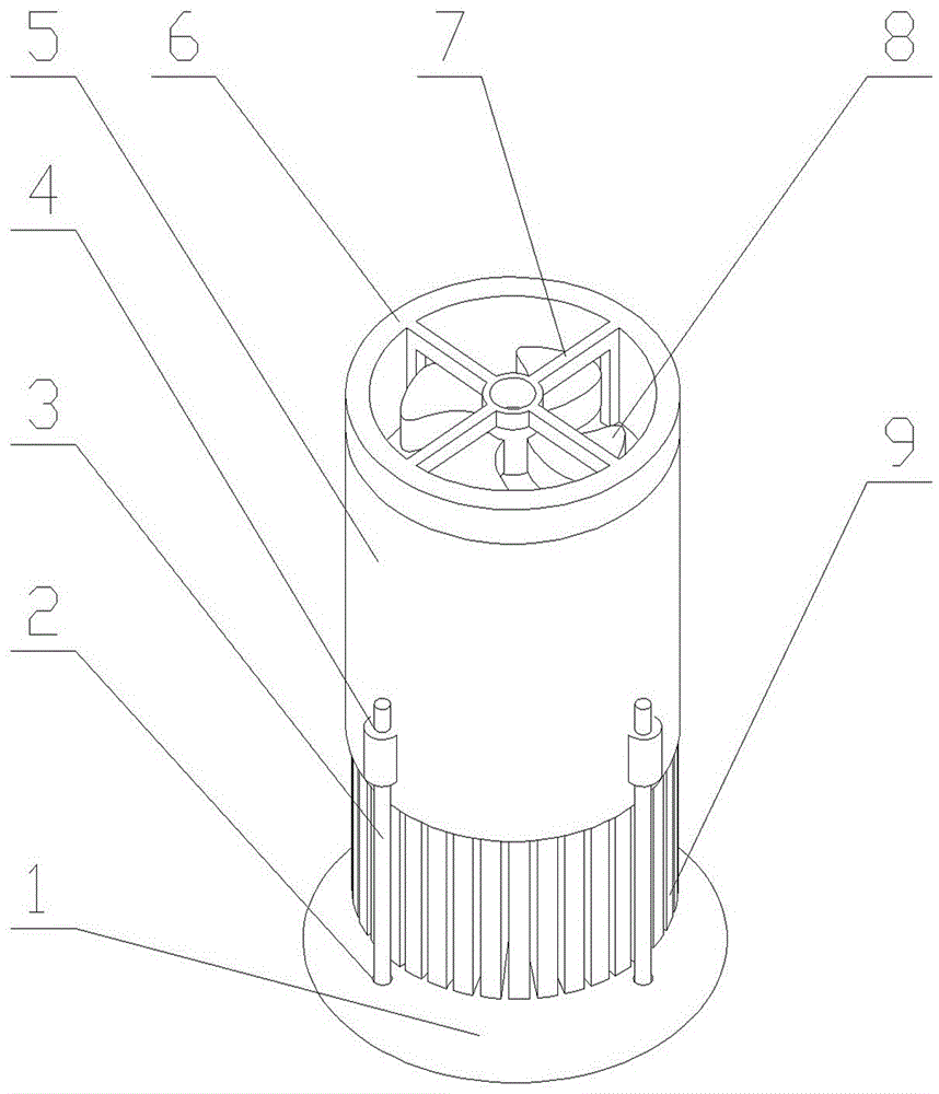 一种风冷散热器静音装置的制作方法