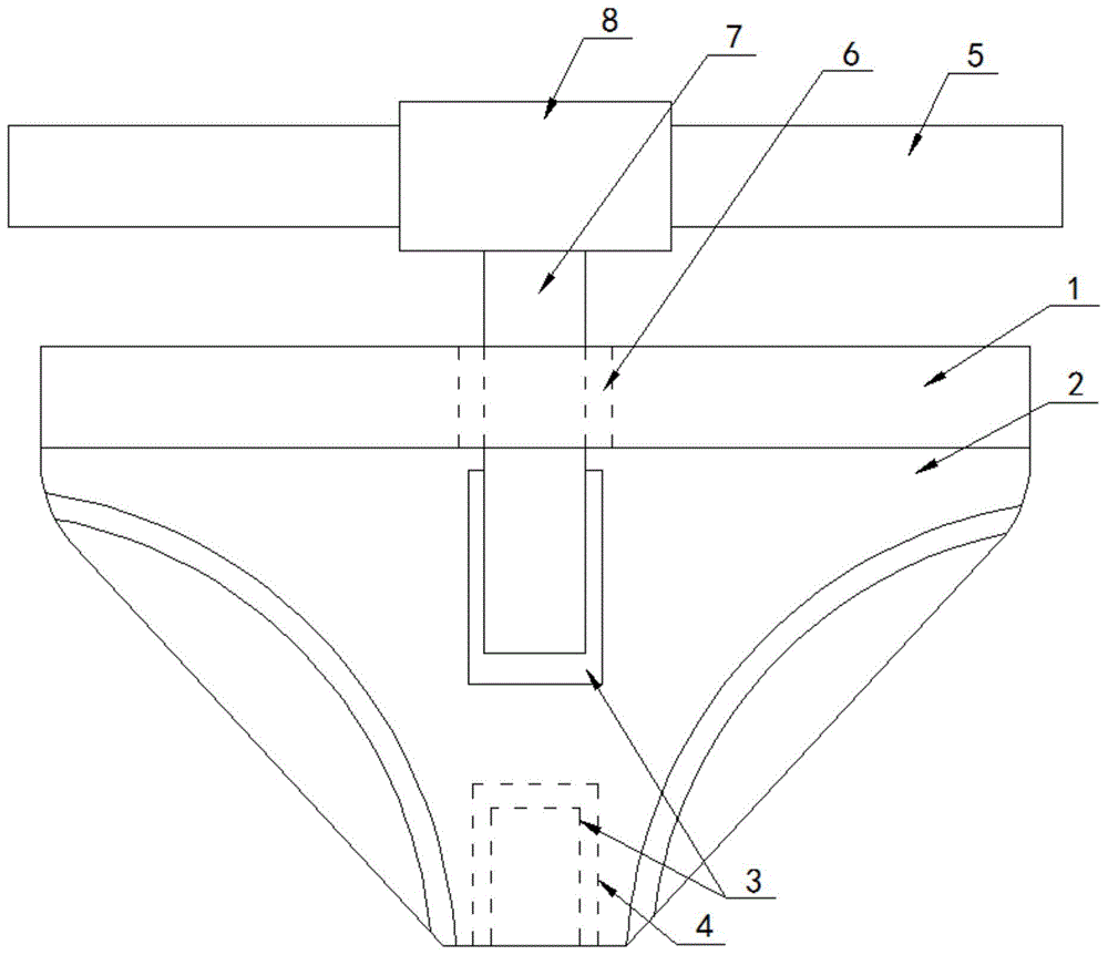 一种用于治疗月经病的护理内裤的制作方法