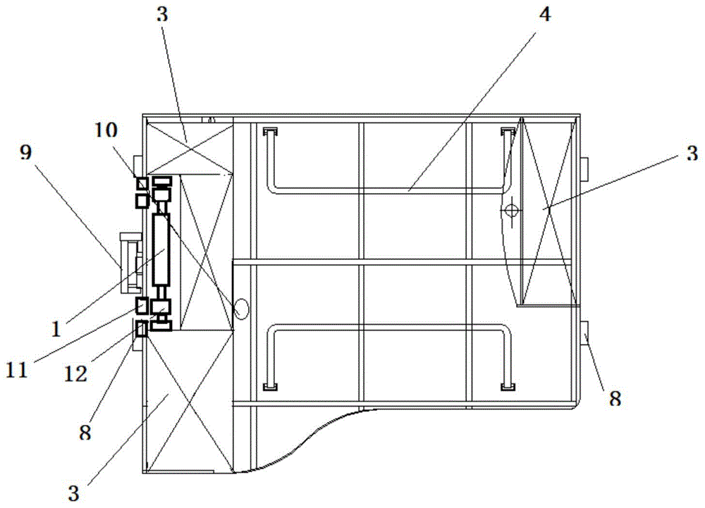 一种搬家工房车的升降床结构的制作方法