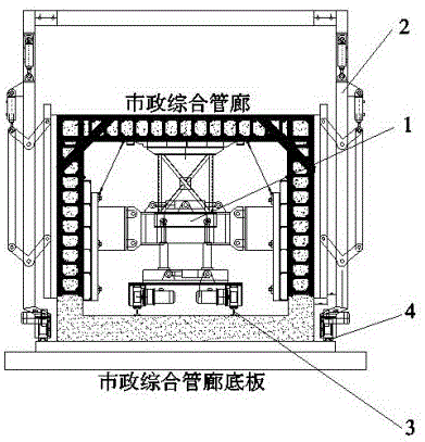 一种市政综合管廊液压模板台车的制作方法