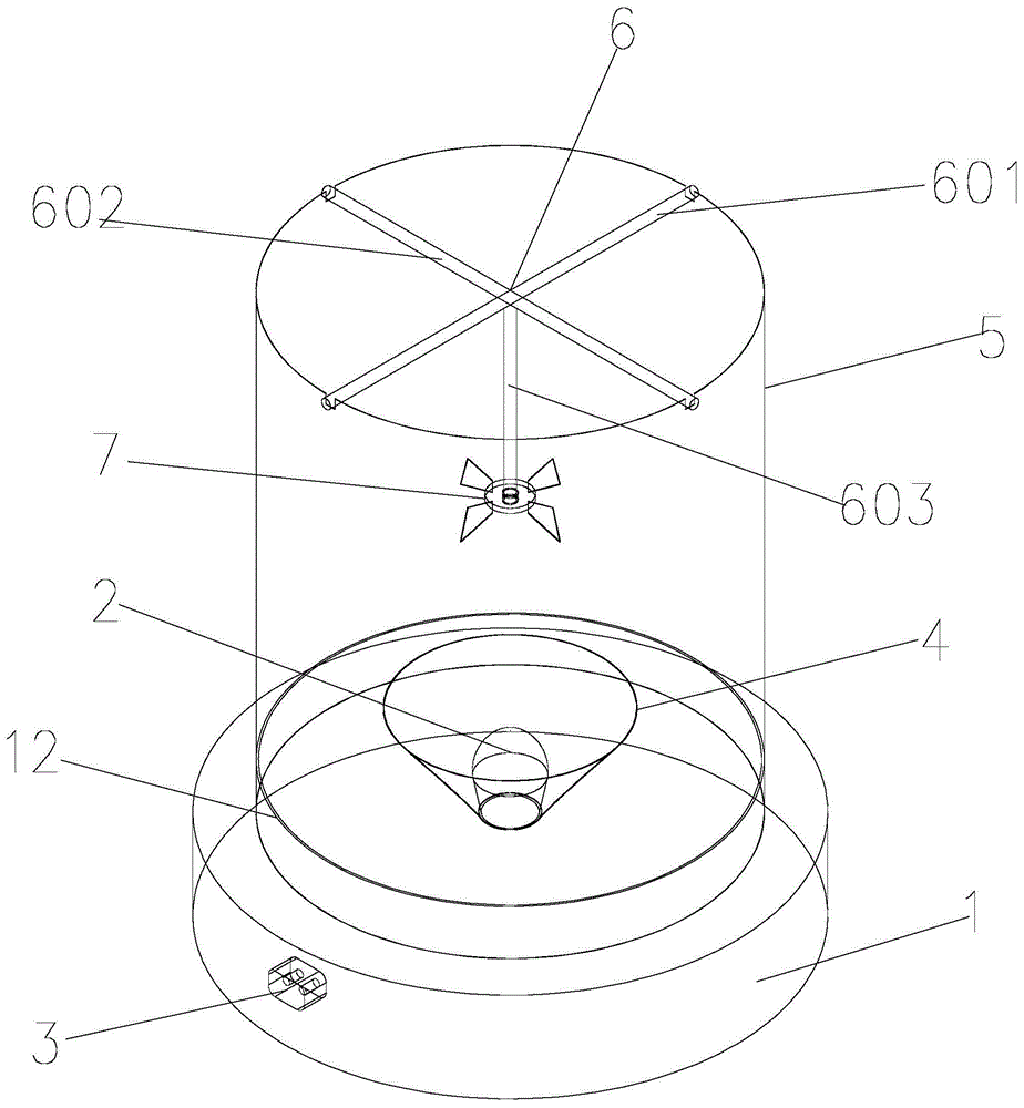 一种空气对流现象演示装置的制作方法