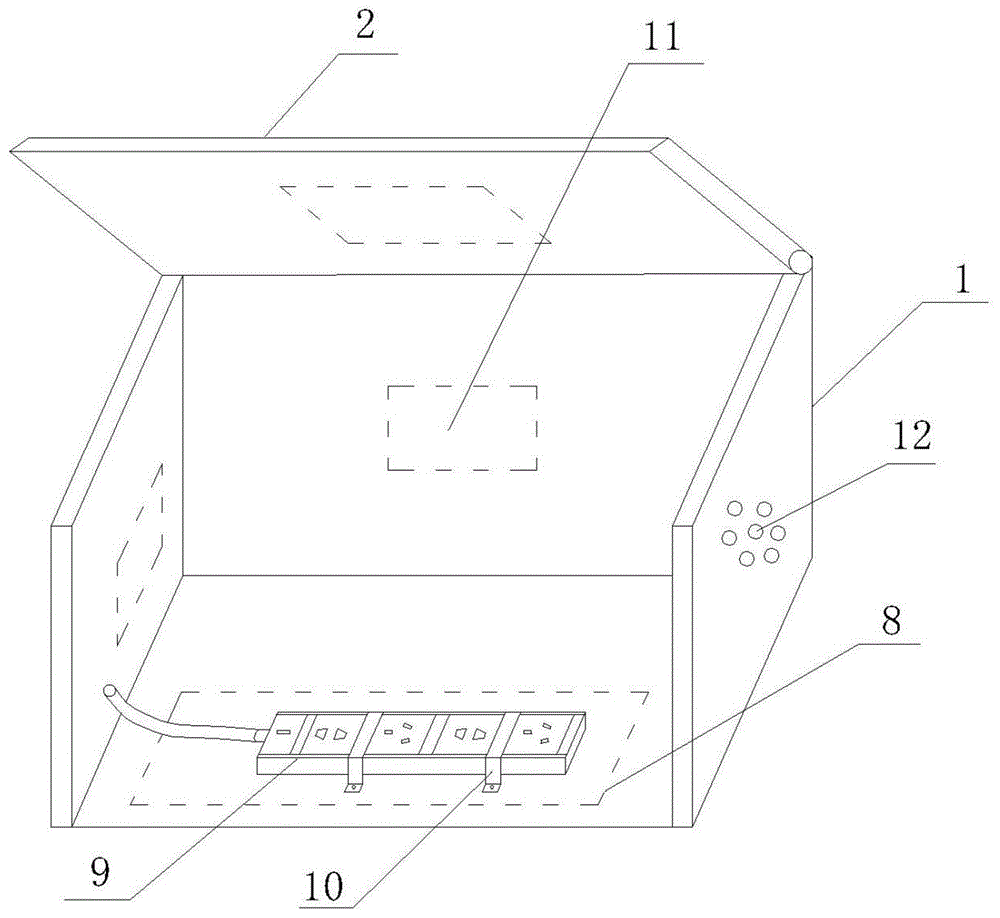 一种自动灭火安全盒的制作方法