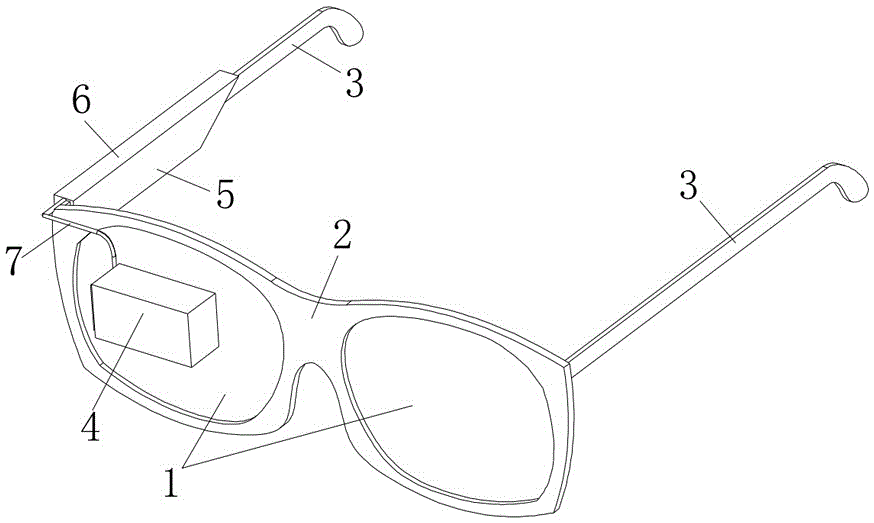 一种采用摩擦固定的AR眼镜的制作方法