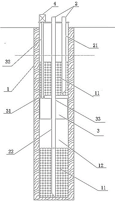 一种气密段位井的制作方法