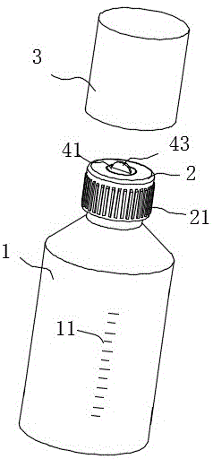一种含漱液的储液瓶的制作方法