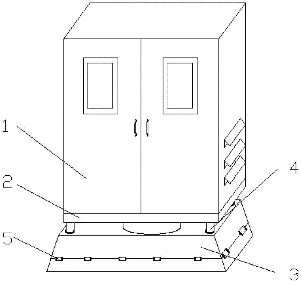 一种可移动调节安装角度的配电柜安装结构的制作方法