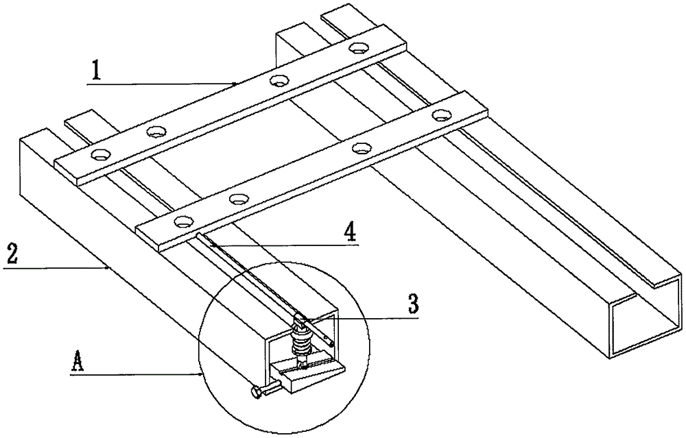 一种升降式抽油机电机顶丝支座的制作方法