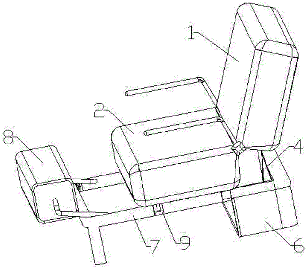 多功能折叠可调沙发的制作方法