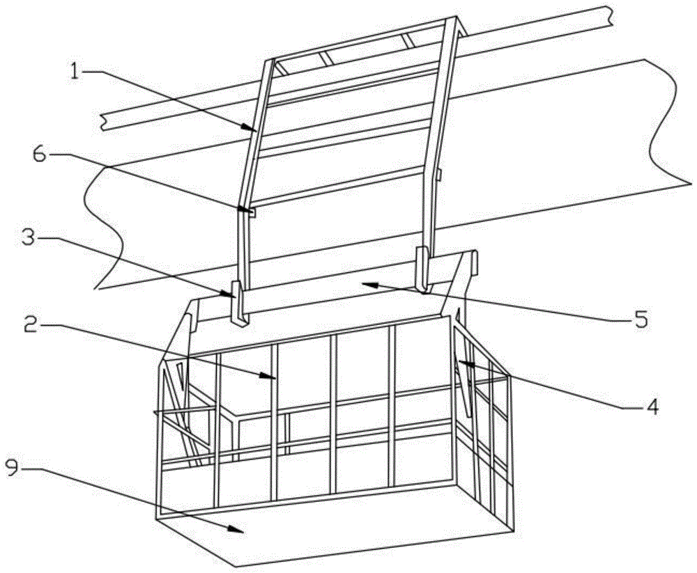 一种适用于高空作业的安全挂篮的制作方法