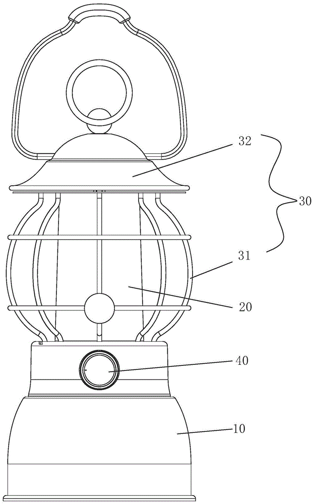 灯罩左右旋转拆分固定结构及其应用的灯具的制作方法