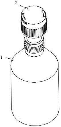 一种瓶盖易开启的含漱液储液瓶的制作方法