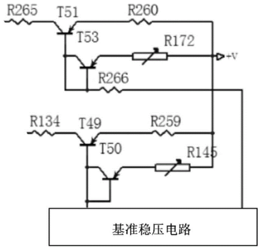 功放器MOS管功率放大器的温度采样信号的放大电路的制作方法