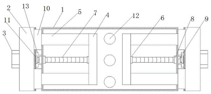 一种低压配电柜结构柱用新型连接机构的制作方法
