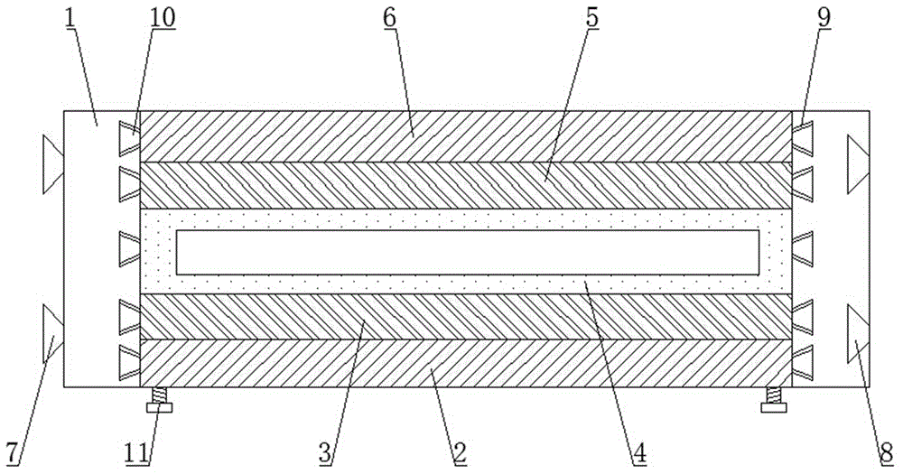 一种防火隔热建筑隔墙的制作方法