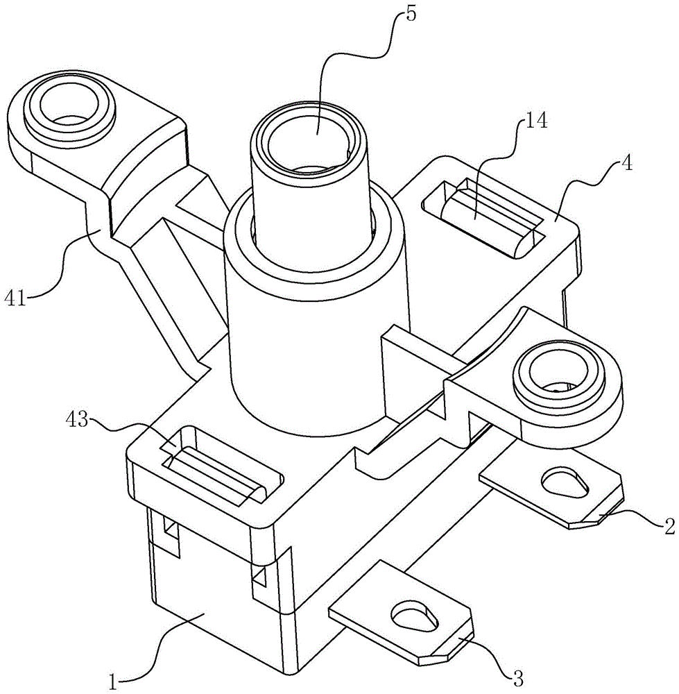 一种移动插座电源开关的制作方法