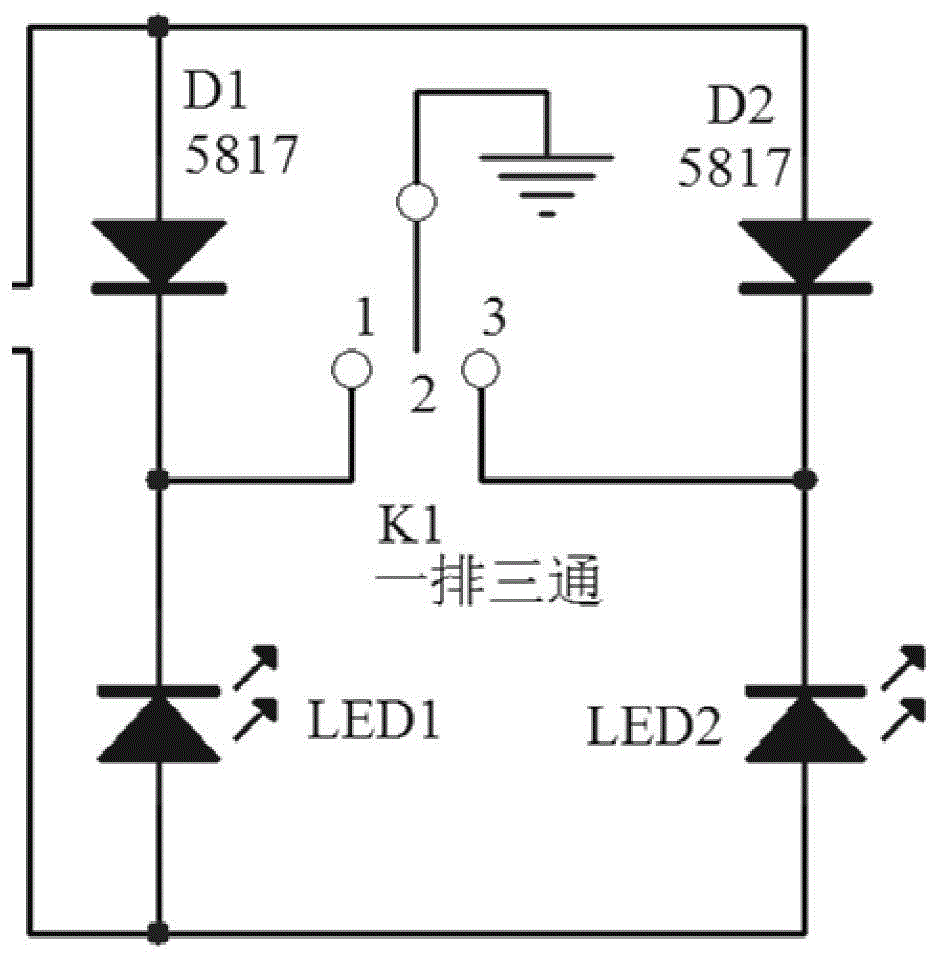 一种低压双灯电路的制作方法