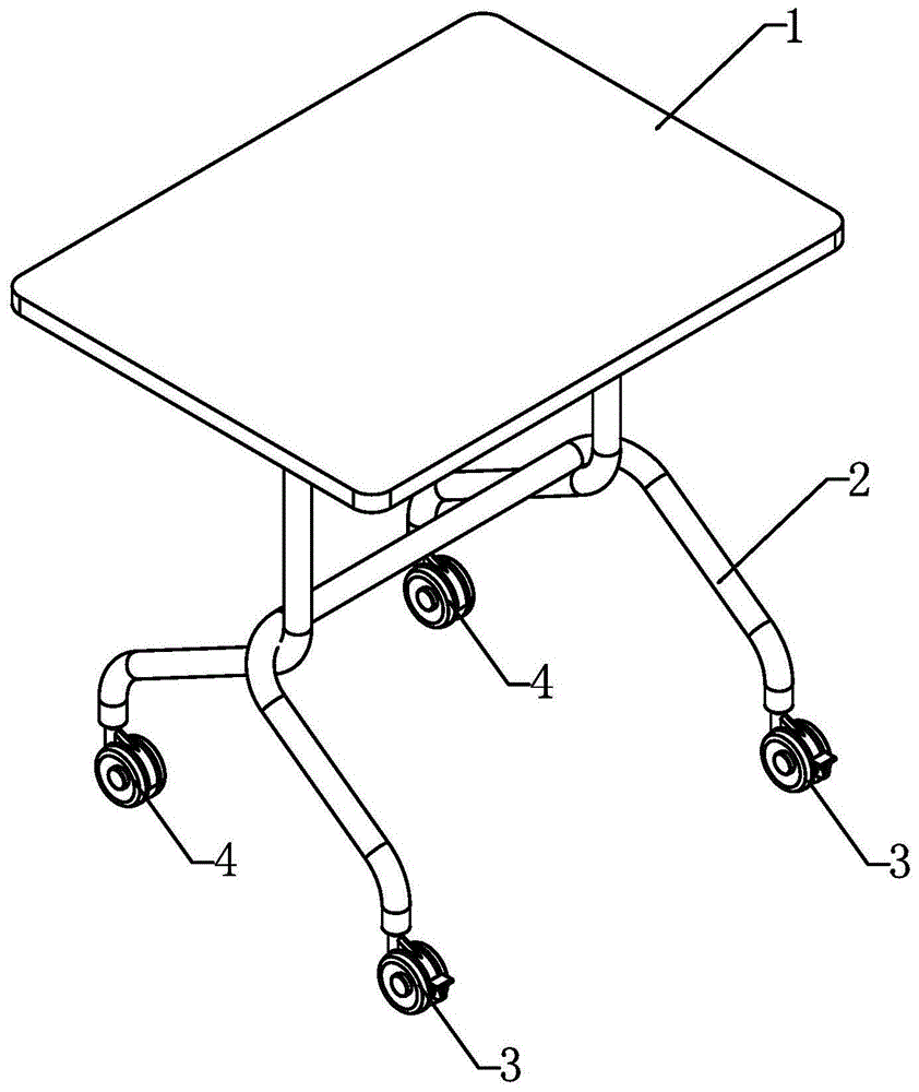 一种折叠桌的制作方法