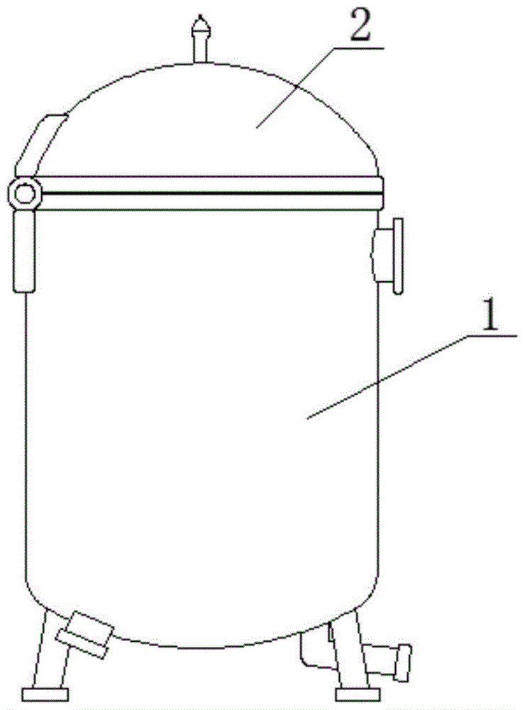 一种带有配重的石英熔融用密闭炉门的制作方法