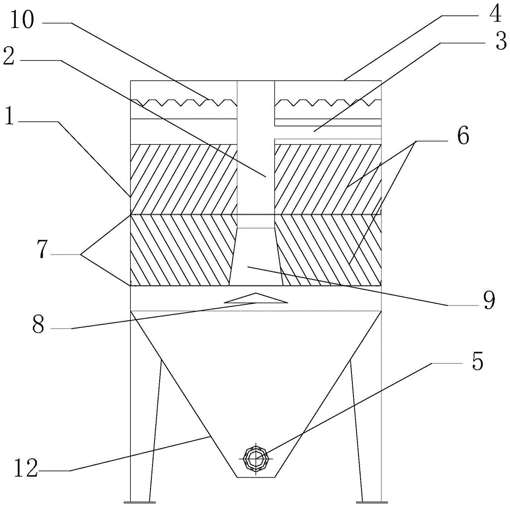 一种竖流式沉淀池的制作方法