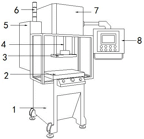 一种新材料生产用压装机的制作方法