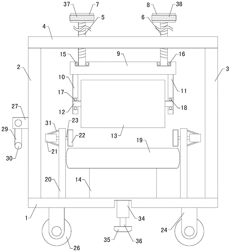 一种金属钣金模具加工用整平机的制作方法