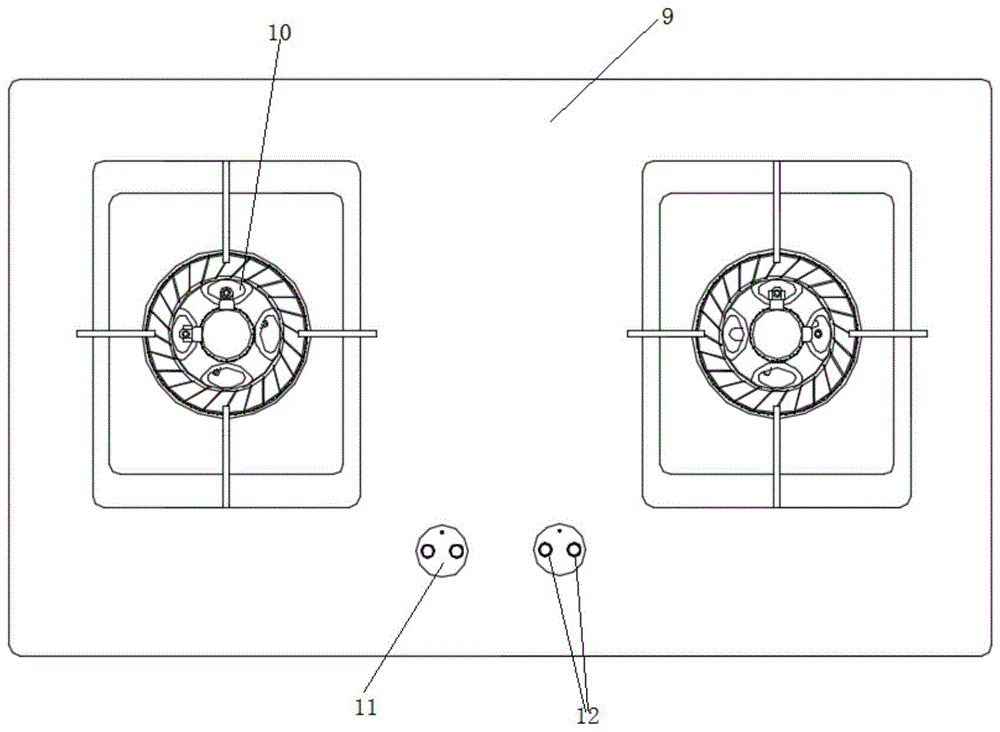 一种风门上调节灶具的制作方法