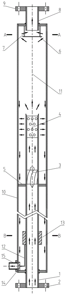 一种利用浮筒控制的宽流程高效气液分离器的制作方法