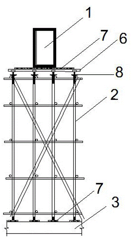 超重大跨度箱形钢梁分段吊装工艺的制作方法