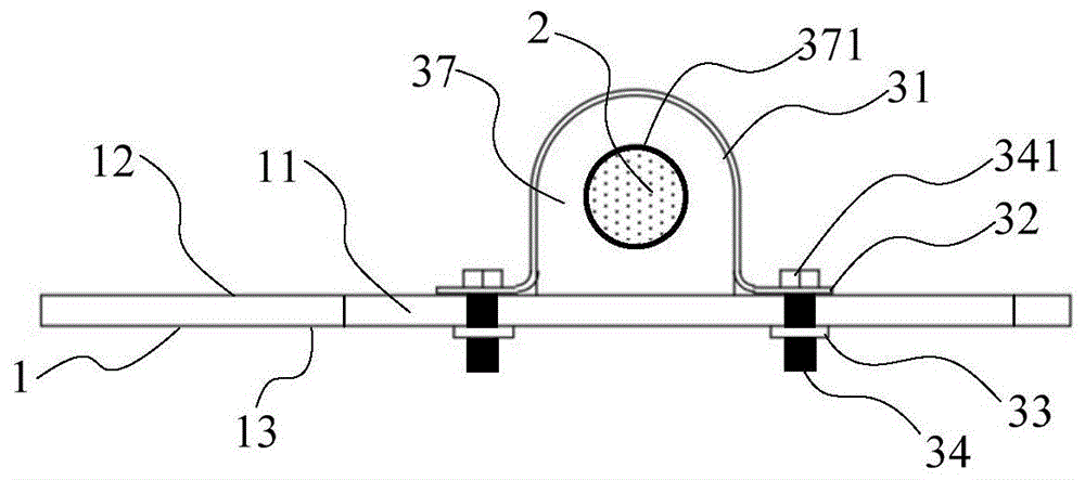 管路支架组件及空调的制作方法