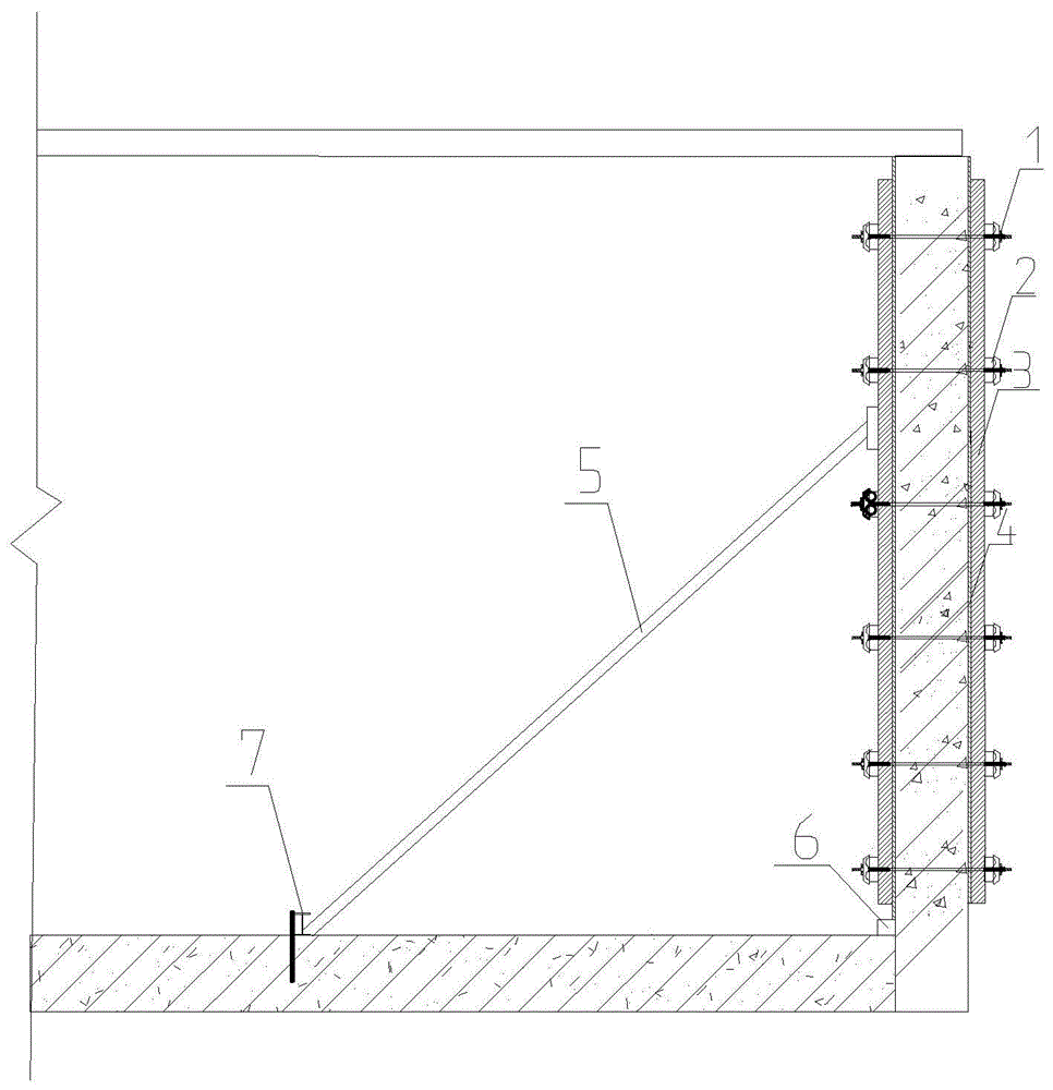 一种墙模板垂直度调节组件及其施工方法与流程