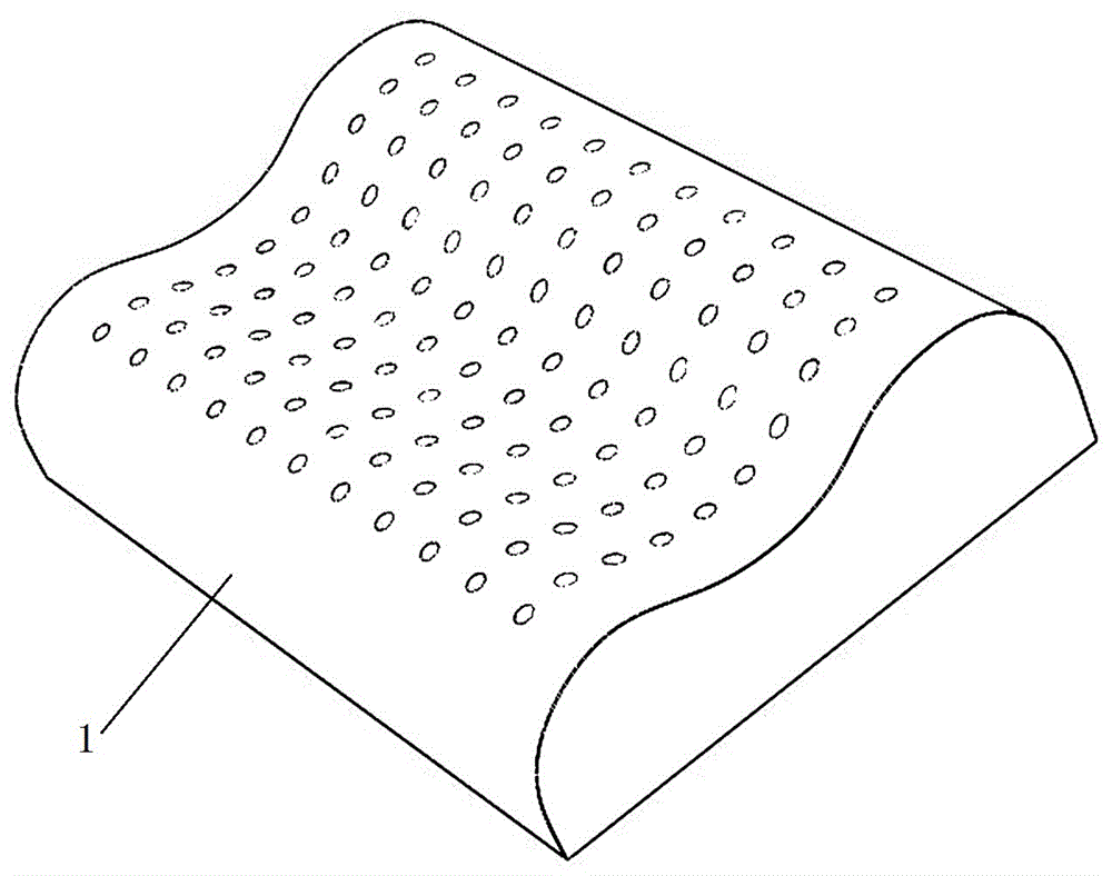 一种舒曼波乳胶枕垫的制作方法