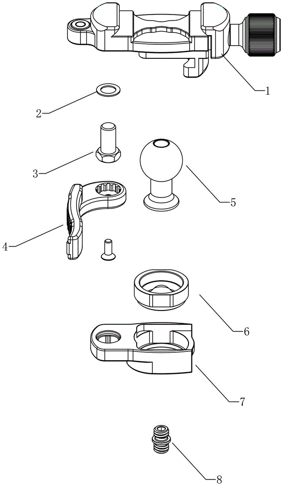 一种板扣夹云台的制作方法