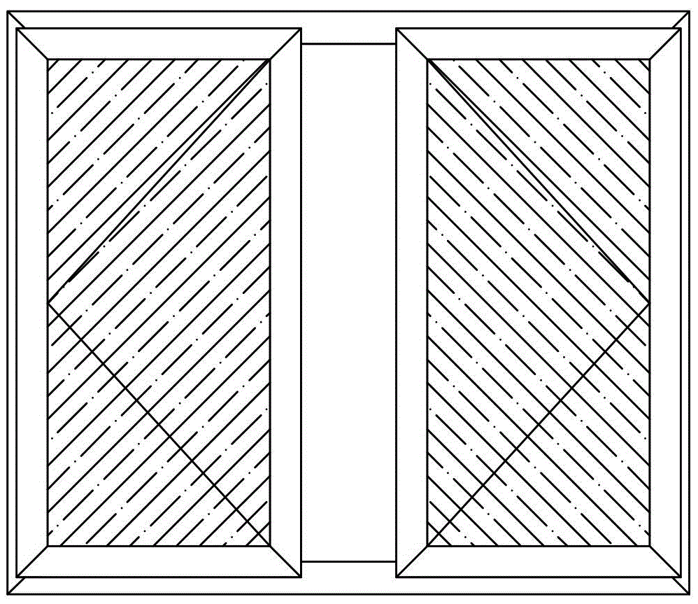 一种断桥隔热三角采光排烟天窗的制作方法