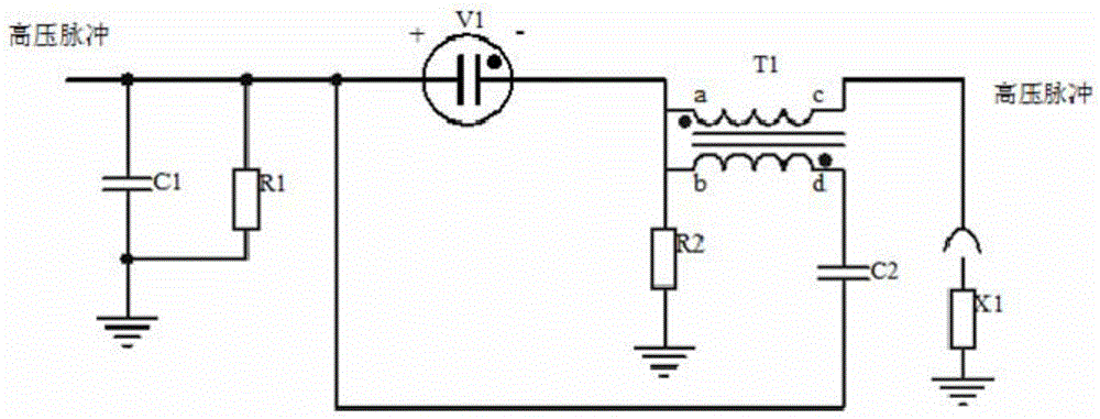 一种基于脉冲变压器的高压脉冲升压电路及调节方法与流程