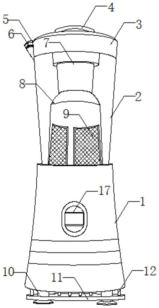 一种微声耐用榨汁机的制作方法