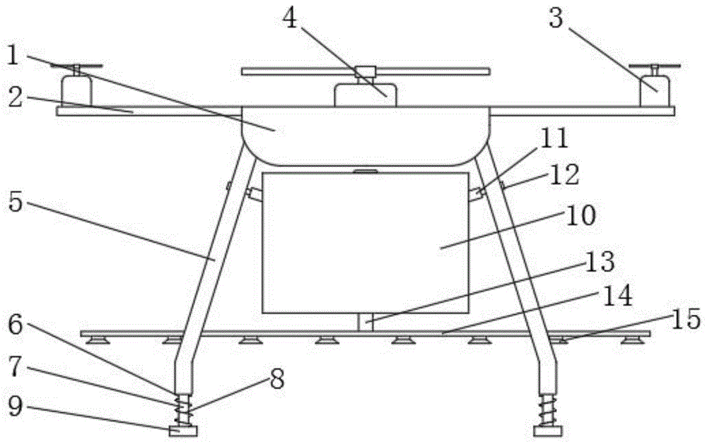 一种可增加负重的植保无人机的制作方法