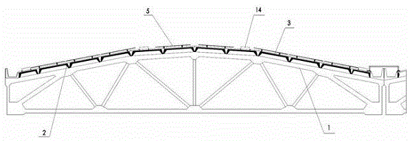 一种拱形预制板屋面光伏支架系统的制作方法