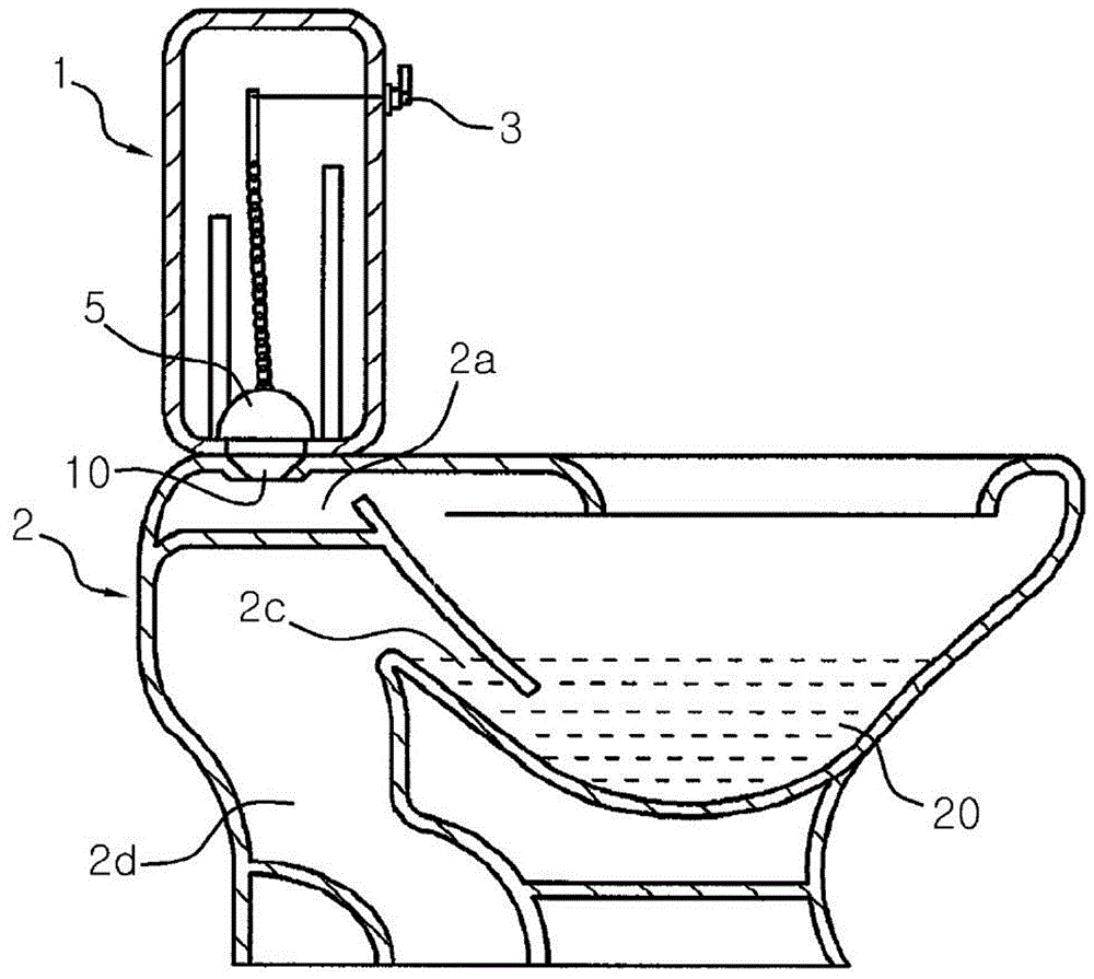可变式节水坐便器的污水排出装置的制作方法