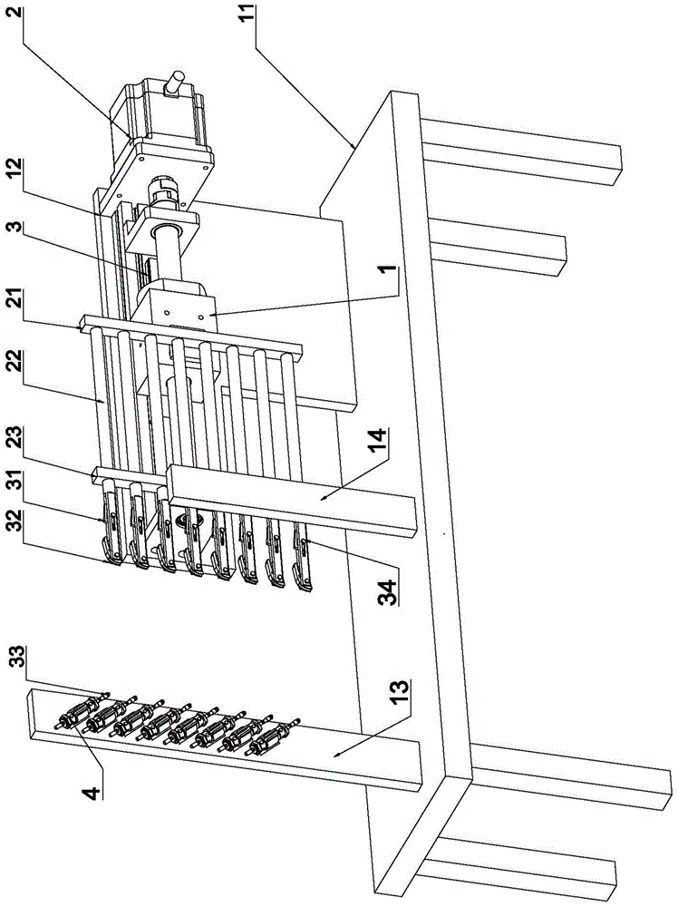 一种三维织机纱线钩放装置的控制方法与流程