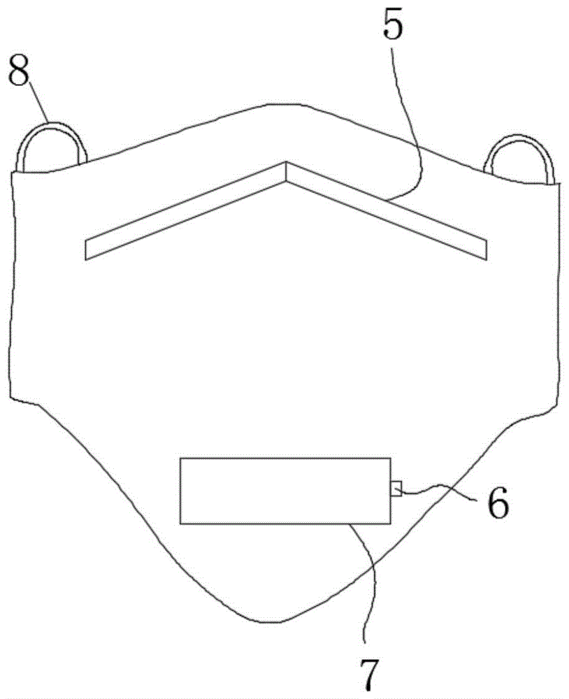 一种折叠式医用防护口罩的制作方法