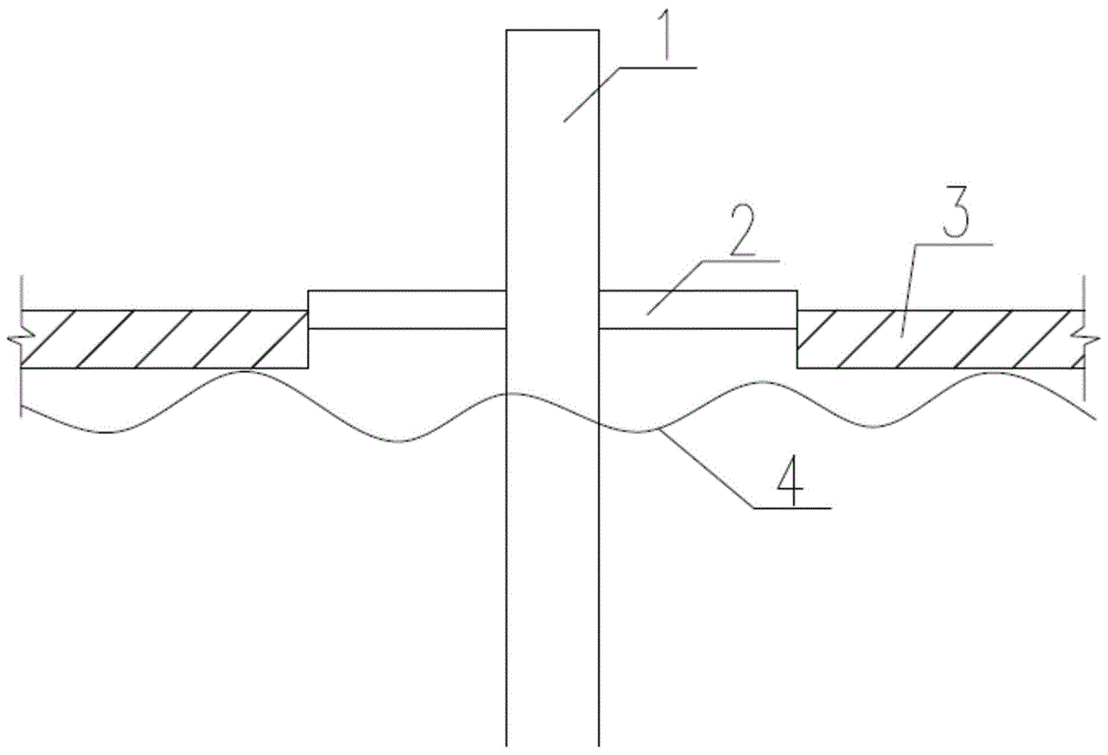 防冻胀的管桩基础结构的制作方法