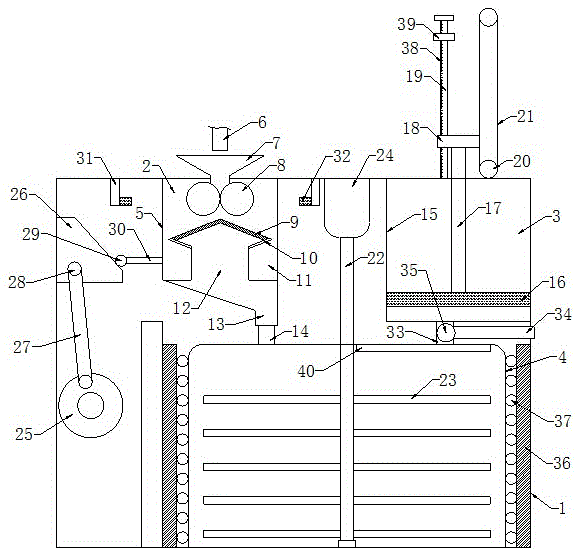 一种固液反应分离用自控反应装置的制作方法