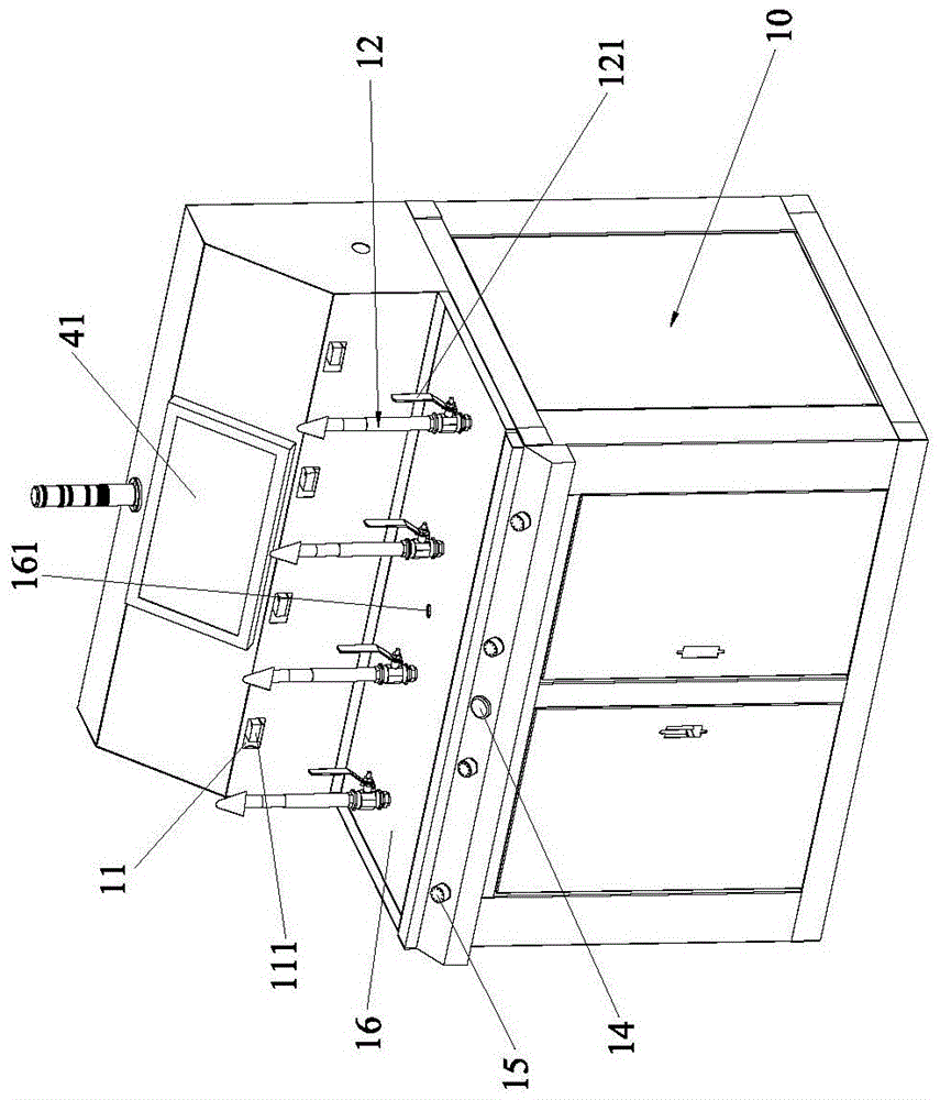 PLC全自动纳米蒸汽热风鞋面软化一体机的制作方法