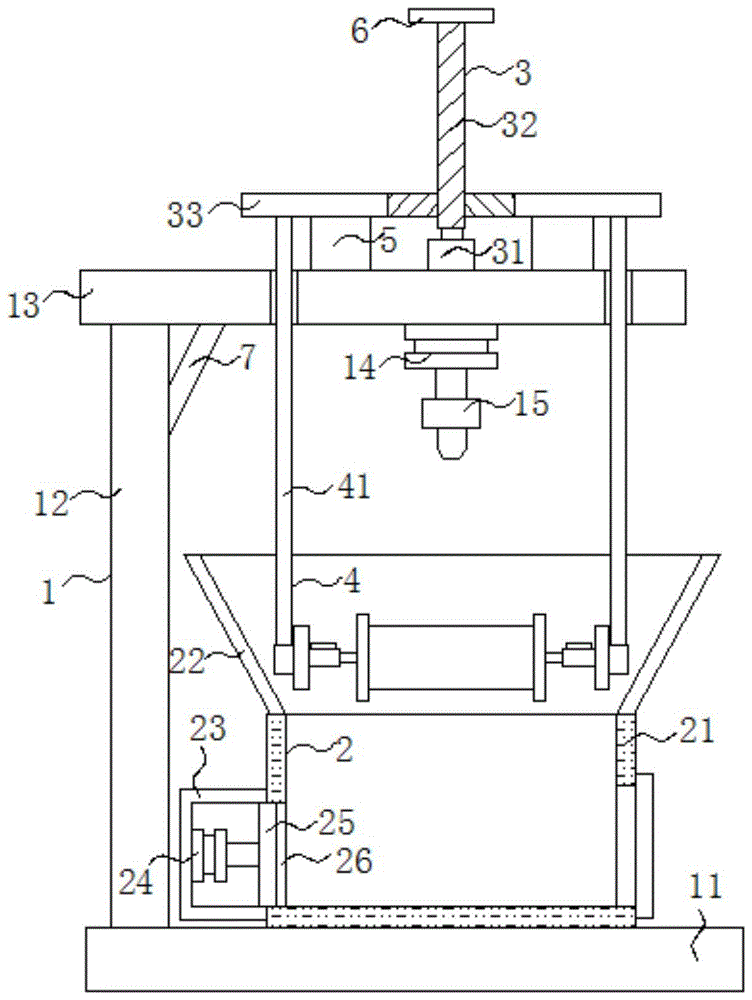 一种具有碎屑收集挤压功能的数控机床的制作方法