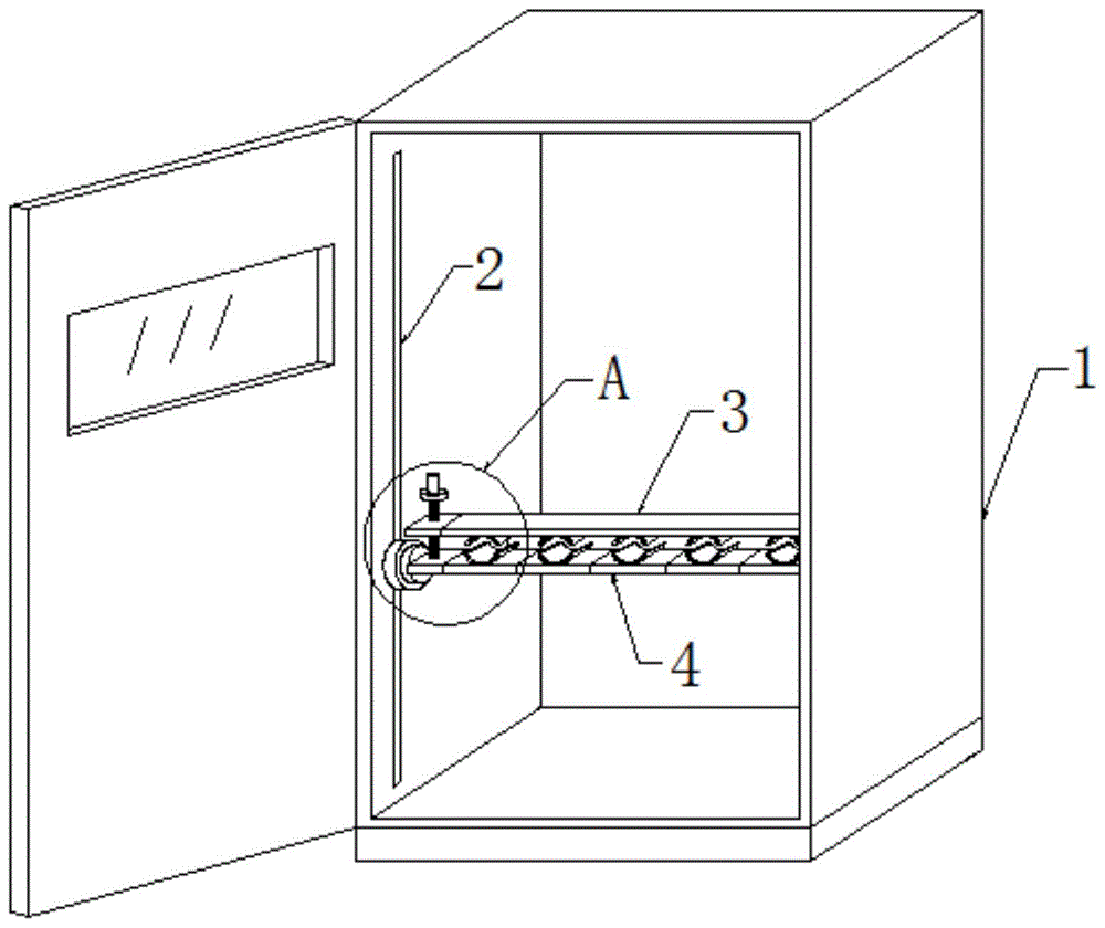 一种带有电缆固定箍的高压柜的制作方法
