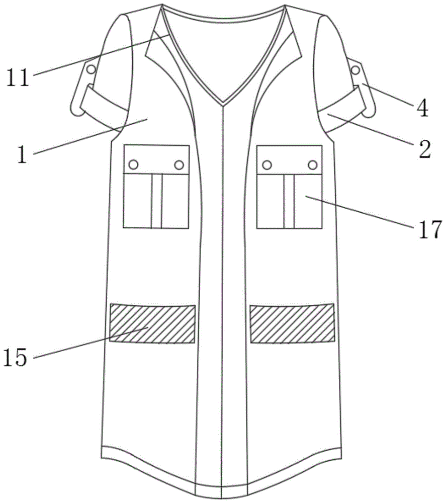 一种阔型结构服装的制作方法