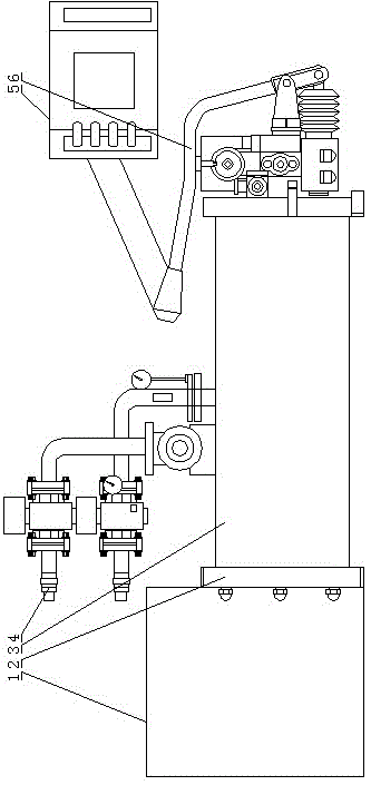 手动泵检测专用工装的制作方法