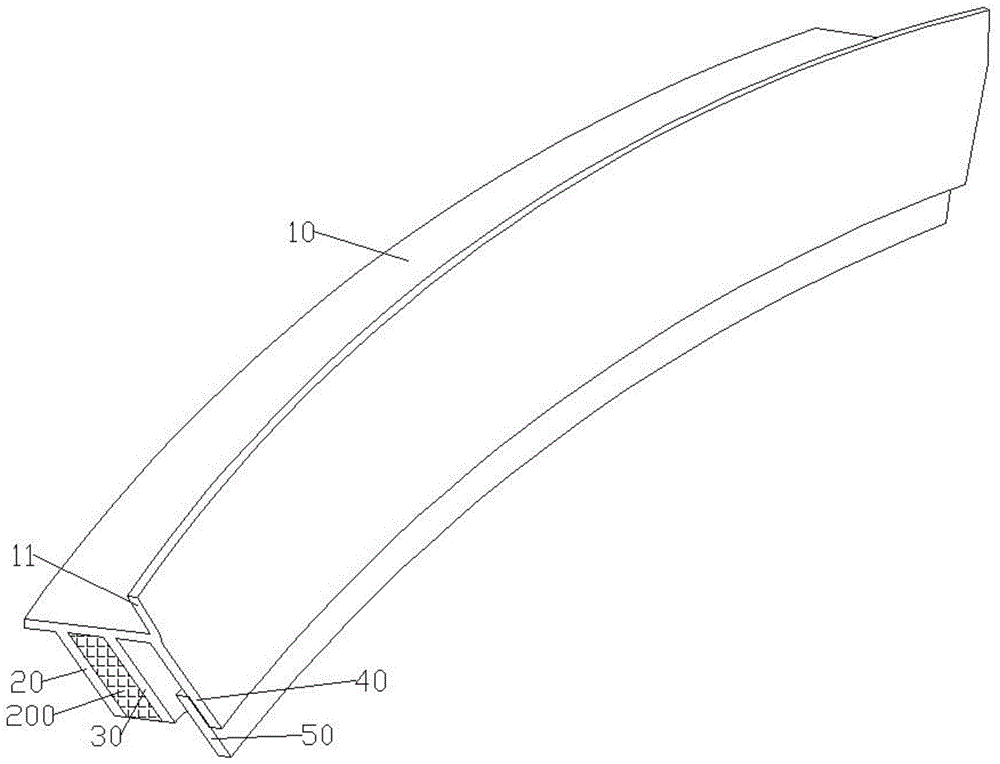 盾构洞门组合式弹性止水弧形钢板装置的制作方法