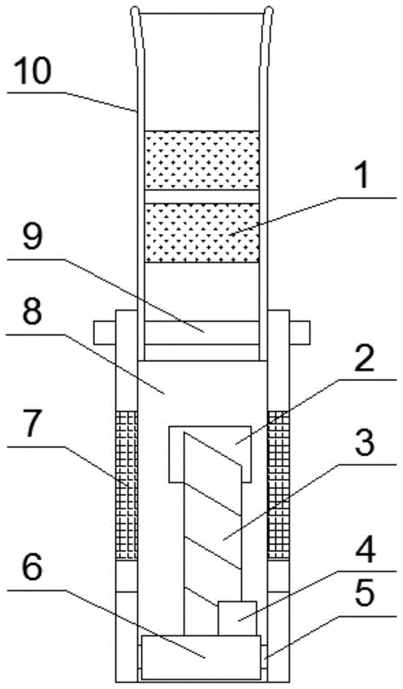 一种配电柜柜门密封条的压装装置的制作方法